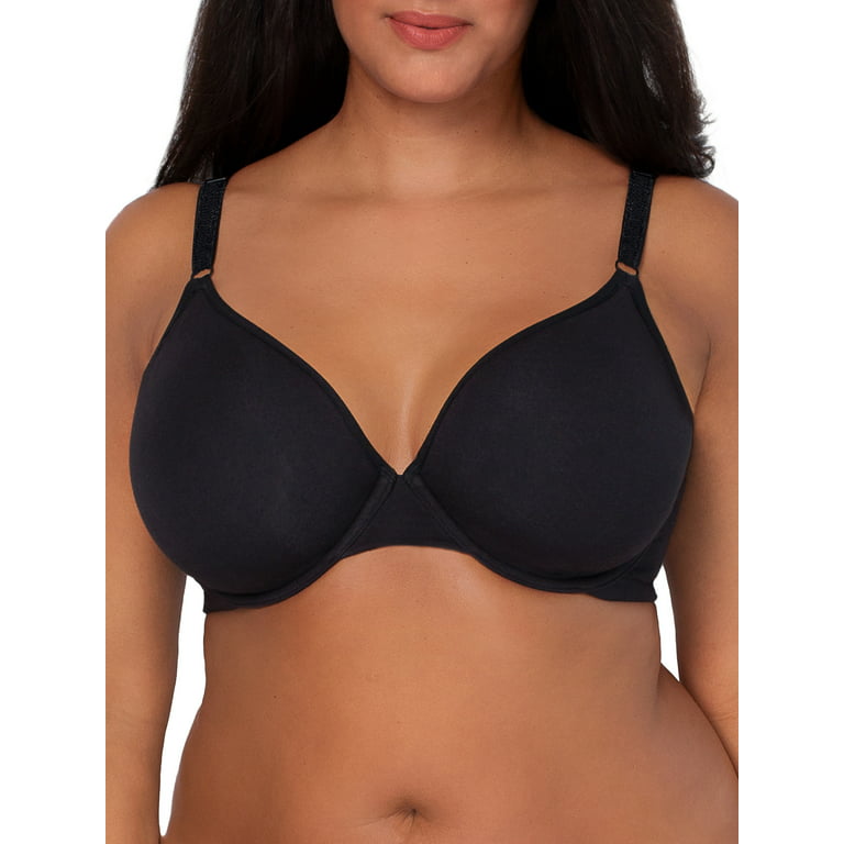 Fruit Of The Loom Plus Cotton Stretch Extreme Comfort Bra, 3-pack Black  Hue/sand/white 42c : Target