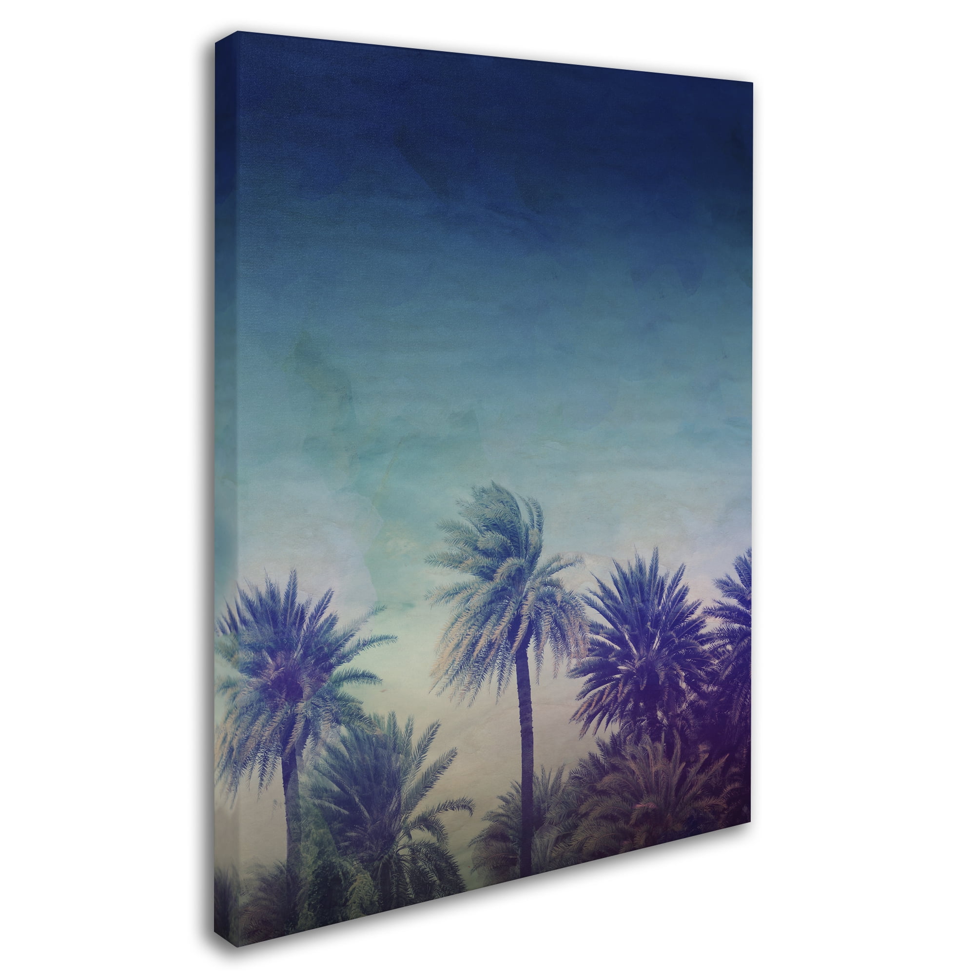 Trademark Fine Art "Palm Paradise" Canvas Art by Leah Flores