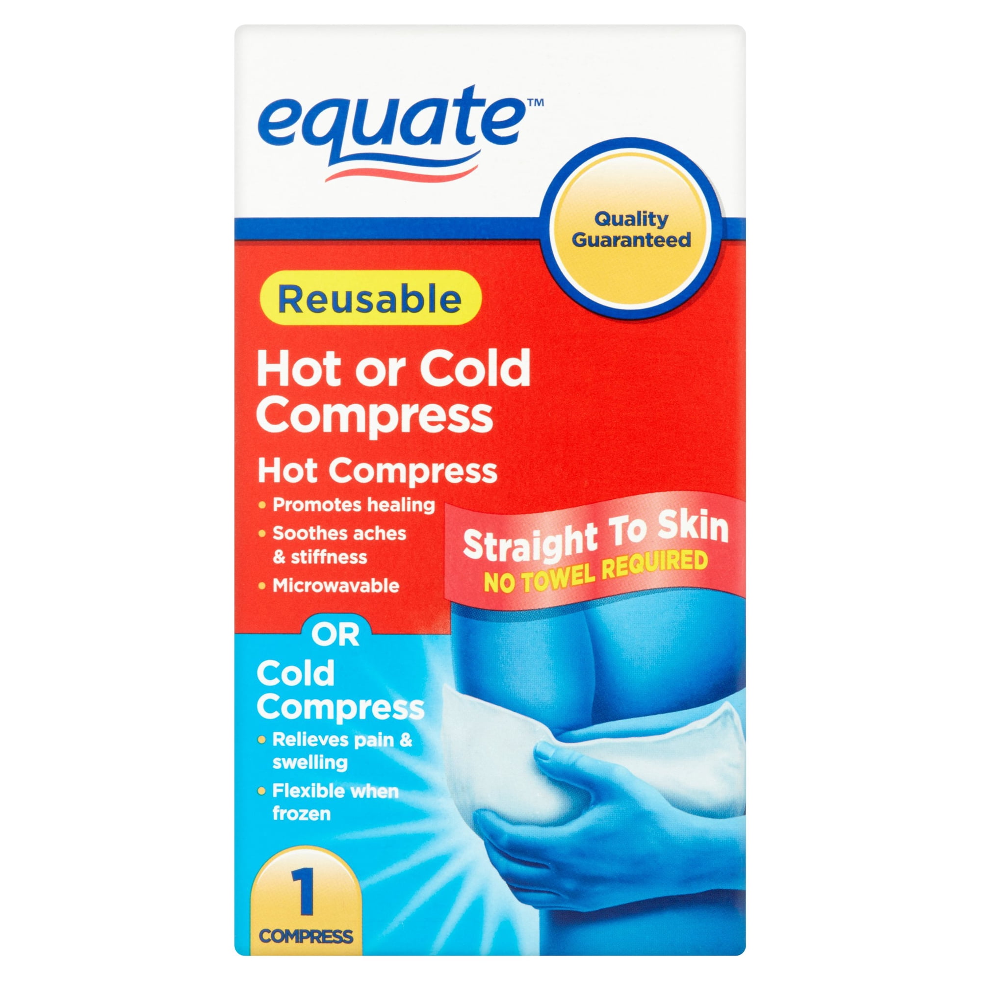 Equate Reusable Hot or Cold Compress, 1 Ct