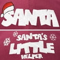 thumbnail image 2 of DALIX Father Son Santa Christmas Set Ball Cap Embroidered Hat in Maroon, 2 of 7
