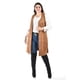 thumbnail image 1 of Chaleco largo tipo gamuza Roman Fashion /Tallas Extras, 3905 (Chedron) naranja oscuro Unitalla, 1 of 6