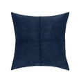 thumbnail image 1 of Nvzi Funda de almohada decorativa de 18 x 18 pulgadas, estilo rústico, moderna, para sofá, sala de estar, color azul marino, 1 of 5