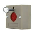 thumbnail image 3 of Mini Panic Button Emergency Panic Button Dc 24V Wired Safe Security Plastic Family Office Mini Emergency Alarm Panic Push Button, 3 of 8