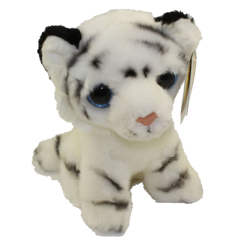 Wild Republic 10" 25cm Playful White Tiger Cuddly Soft Toy Teddy 22152 