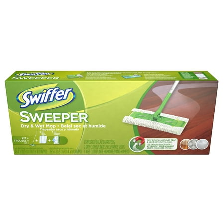 Swiffer Sweeper Floor Mop Starter Kit and Refills