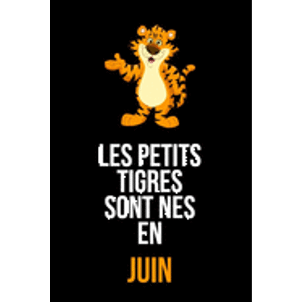 Les Petits Tigres Sont Nes En Juin Cahier De Redaction Et De Dessin Pour Garcons Enfants
