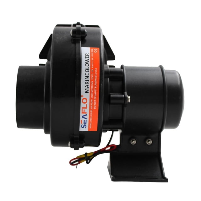 Soplador de de Montaje en Brida / Flexible 130CFM Ventilador de Ventilación 12V shamjiam Soplador de aire de sentina