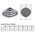 thumbnail image 3 of 2pcs Speakers Cover 2/3/4/5/6.5/8/10 Inch Protective Mesh Plastic Frame Protective Grille Circle Speaker Accessori, 3 of 5