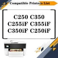 thumbnail image 2 of GPR-51 C-EXV47 Toner Cartridges Compatible for Canon C250 C350 C255iF C355iF C350iF C250iF Printers - High Yield 9,500 Pages, 2 of 7