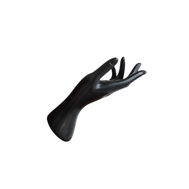 QualitChoice Adults Mannequin Hand Model Table Dresser Stand Rings Display Necklace Shops Black Black 22cm