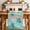 Teal,Green, variant on Blue Coastal Turtle Table Runner 72 Inches, Sea Nautical Summer Beach Ocean Bed Runner Dresser Scarves Tabletop for Indoor Outdoor Parties/Ceremony/Banquet, 13" x 72"