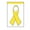 Yellow, variant on Annin Flagmakers 2788 12 x 18 in. Nylon-Glo Ribbon Banner, Yellow