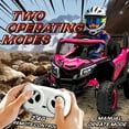 thumbnail image 4 of Qaba 12V Kids Ride On Car with Remote Control, for Aged 3-5 Years, Pink, 4 of 10