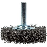 Forney Industries Command PRO Wire Wheel Crimped, 2 in x .014 in x 1/4 in Shank, Bulk
