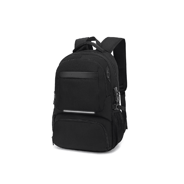 Mochila De Almuerzo Antirrobo Impermeable A Portátil 15,6i Color negro