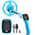 thumbnail image 1 of VEVOR Metal Detector, 4", Lightweight Metal Detector with LCD Display, 6" IP68 Waterproof Search Coil, Adjustable 25.6"-36.6" High Accuracy Gold Detector, Easy to Use, for Detecting Gold Exploration, 1 of 9