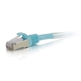 thumbnail image 3 of C2G Cat6a Snagless Shielded (STP) Network Patch Cable - patch cable - 1 ft - aqua, 3 of 3