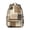Brown and Grey-1, variant on Brown and Grey Abstract Art Artwork Backpack for School,Cute School Bag,Schoolbag with Adjustable Shoulder Straps & Padded Back,15.3"x11"x7.1".﻿