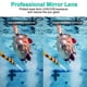thumbnail image 3 of 2 pares de gafas de natación Gafas de natación Protección UV antivaho adulto, hombre, mujer, joven, rojo+azul lago, 3 of 5