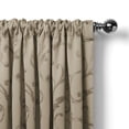 thumbnail image 3 of Elrene Home Fashions Mia Jacquard Scroll Blackout Window Curtain, Natural, 52" x 95", 3 of 5