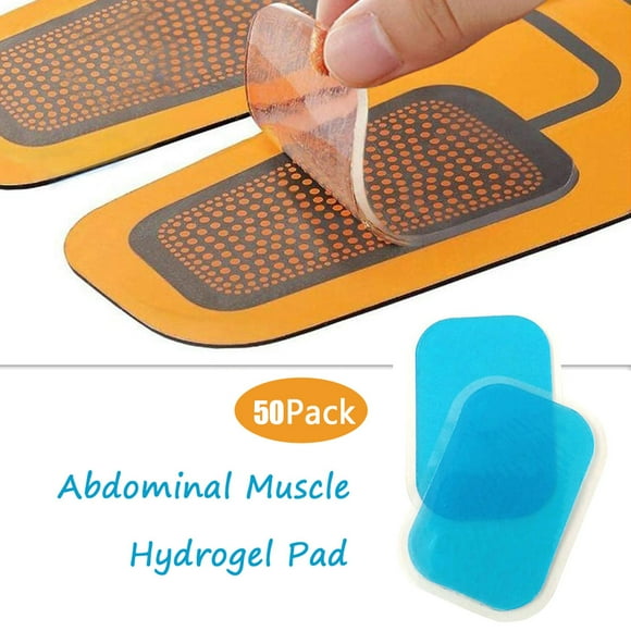 Yhmxh Workout Equipment Exercise Equipment Home Gym Equipment Pilates Equipment 50PC Abdominal Muscle Hydrogel Pad Exercise Machine Patch for ABS Trainer Hydrogel Patch