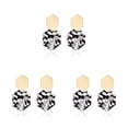 thumbnail image 3 of Pendientes colgantes Minnieouse accesorios geométricos para mujer Acrílico Blanco/Negro/Café claro/Café oscuro/Rosa amarillo/Rosa Azul, 3 of 6