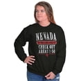 thumbnail image 4 of Nevada Check Out Areas 1 thru 50 Sweatshirt for Men or Women Brisco Brands X, 4 of 6