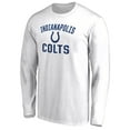 thumbnail image 2 of Men's White Indianapolis Colts Victory Arch Long Sleeve T-Shirt, 2 of 3