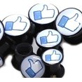 thumbnail image 1 of Facebook Like Stash Box Screw Fit Acrylic Gauges/Plugs 6g (4mm) 2 Piece (1 Pair) (A/4/3/14), 1 of 3