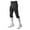 BLACK, variant on Alleson Athletic 682PY Youth Integrated Knee Pad Football Pant - Black