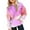 White, variant on Mercatoo Cute Tie Dye Cotton Hoodies for Teen Girls Fleece Warm Pullover Hoodie Long Sleeve Trendy Gradient Color Sweatshirts