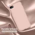 thumbnail image 4 of Designed for iPhone SE Case 2022/2020, Designed for iPhone 7 8 Case, Silicone Ultra Slim Shockproof Phone Case with [Soft Microfiber Lining], 4.7 inch, Pinksand, 4 of 12