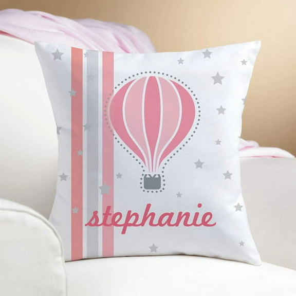 Personalized Hot Air Balloon Pillow