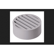 nds 911 styrene drain grate, 4-inch, white