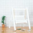 thumbnail image 4 of Biplut Miniature Swing Chair Moisture-proof Corrosion Resistant DIY Park Decoration Ornament Mini Furniture Swing Chair for 1/12 Dollhouse, 4 of 13