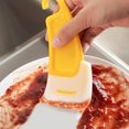 thumbnail image 2 of Silicone Pan Scraper Kitchen Utensil Cleaning Spatula Baking H3X9 I6..✨ P4Z7, 2 of 4
