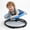 Blue, variant on HOHNEZL Spinning Chair for Autistic Kids, 220lbs Capacity Sensory Swivel Seat for Teens with ADHD/Autism, Sit & Spin Calming Chair with Non-Slip Metal Base, Pink