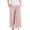 Pink, variant on yunLXC Clearance Women's Pants Skirt Pants Women's Summer 2025 Waist Slimming A Line Skirt Casual Small And Fashionable Wide Leg Pants women's casual pants with pockets elastic waist Beige L