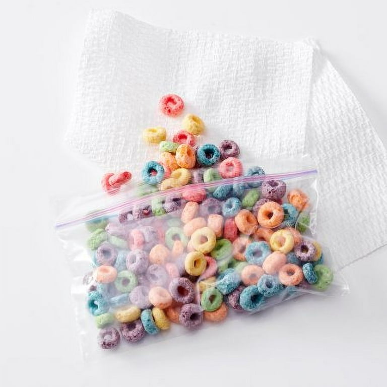 Amazon.com: Ziploc Snack Bags with EasyGuide Texture, Small