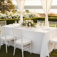 thumbnail image 4 of Fitted Tablecloth, Open Back Fitted Table Cloths for 6 Foot Rectangle Tables, Washable Polyester Fabric Table Cover for Party,Wedding, Banquet, Craft Show and Trade Show, 4 of 7
