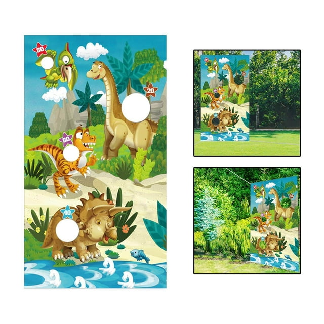 Maoww Ensemble de Jeu de Poire Réutilisable Bannière Interaction entre Amis Lancer Jeu Style de Jeu de Cour C