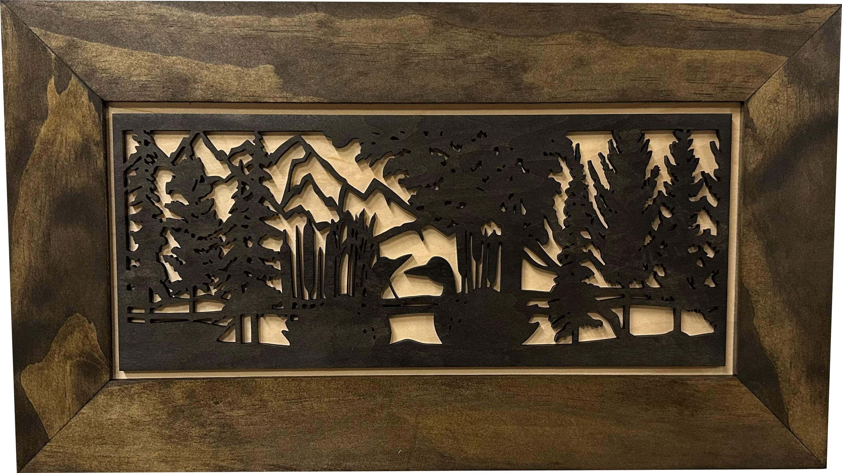 Bellewood Designs Nature and Wildlife Ducks On A Pond Wall-Mounted Gun Safe