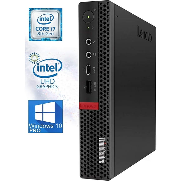 LENOVO ThinkCentre M920Q, Tiny Intel UHD Graphics 630,i7-8700T, 16GB, 256GB, Refurbished