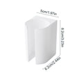 thumbnail image 4 of Xuniizn Floating Shelves for Wall, Bathroom Shelf Rustic Plastic Brackets, Floating Shelf for Wall for Bathroom, Living Room, Bedroom and Kitchen, Small Farmhouse Decor, White, 4 of 7