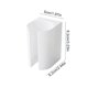 thumbnail image 3 of Estante de pared de plástico blanco para maquinillas de afeitar | Estante adhesivo para baño con ganchos | Organizador multifuncional para afeitadoras y artículos de aseo | Instalación sin taladros, 3 of 6