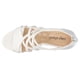 thumbnail image 2 of Sandalia Easy Street Bee con tacón para mujer, color blanco, talla 5, 2 of 6
