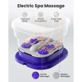 thumbnail image 3 of Masajeador Puboo Electric para baño de pies, 16 bolas de masaje con calor, 3 of 8