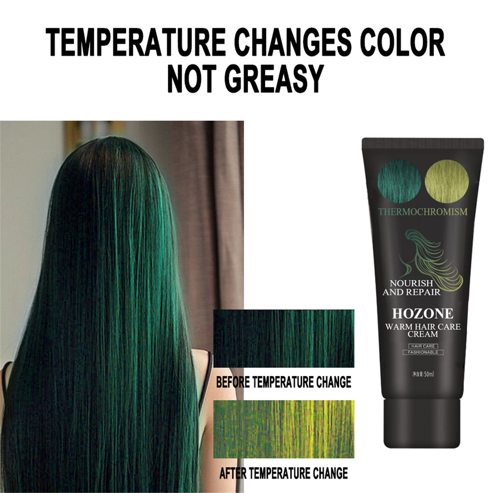 Thermochromic Color Changing Wonder Dyes Hair dyes Multicolor Hair