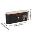 thumbnail image 3 of Smart Wall Mounted Toothbrush Holder with and USB-C Rechargeable Toothpaste Dispenser for Modern Bathroom Organization, 3 of 9