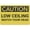 Warning Sign 2, variant on Caution Low Headroom Bilingual Spanish Sign 8"x12", Rust Free Aluminum UV Ink Printing Durable Weatherproof Outdoor Metal Sign, for Home Business Low Space Area